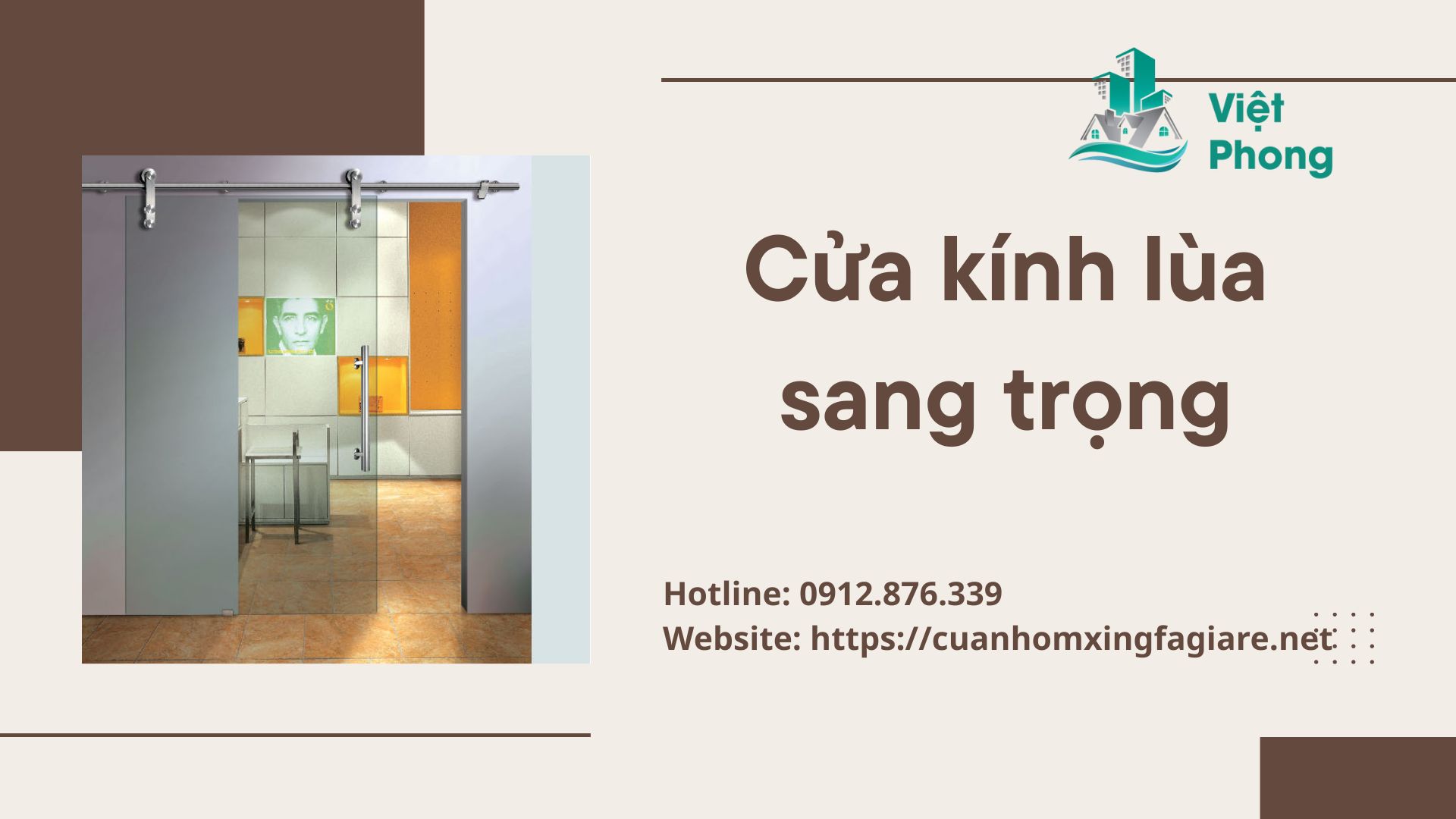 Cửa kính lùa- Giải pháp mở rộng không gian hiện đại