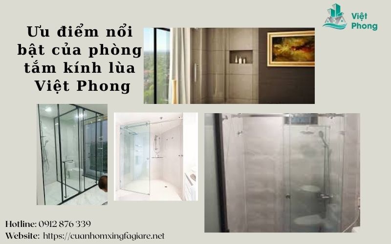 phòng tắm kính lùa