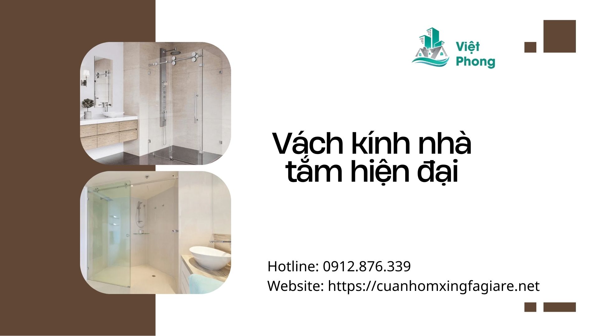 vách kính nhà tắm