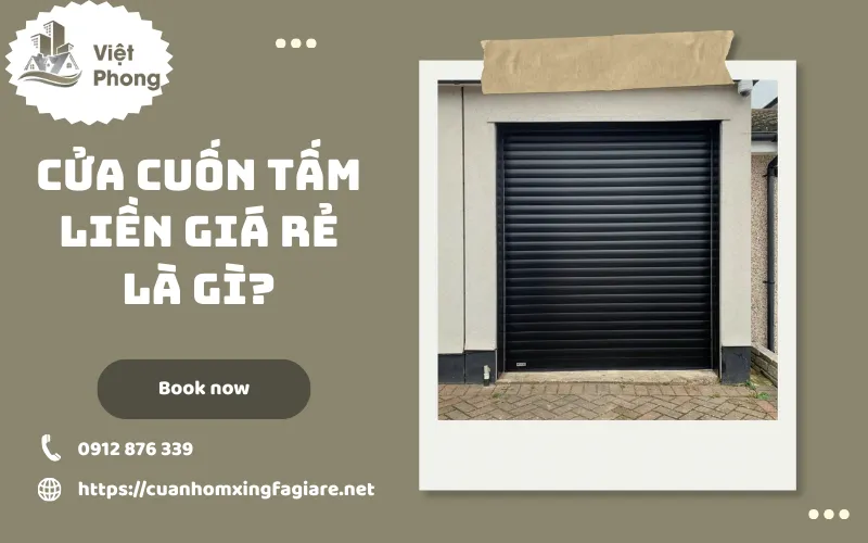 cửa cuốn tấm liền giá rẻ