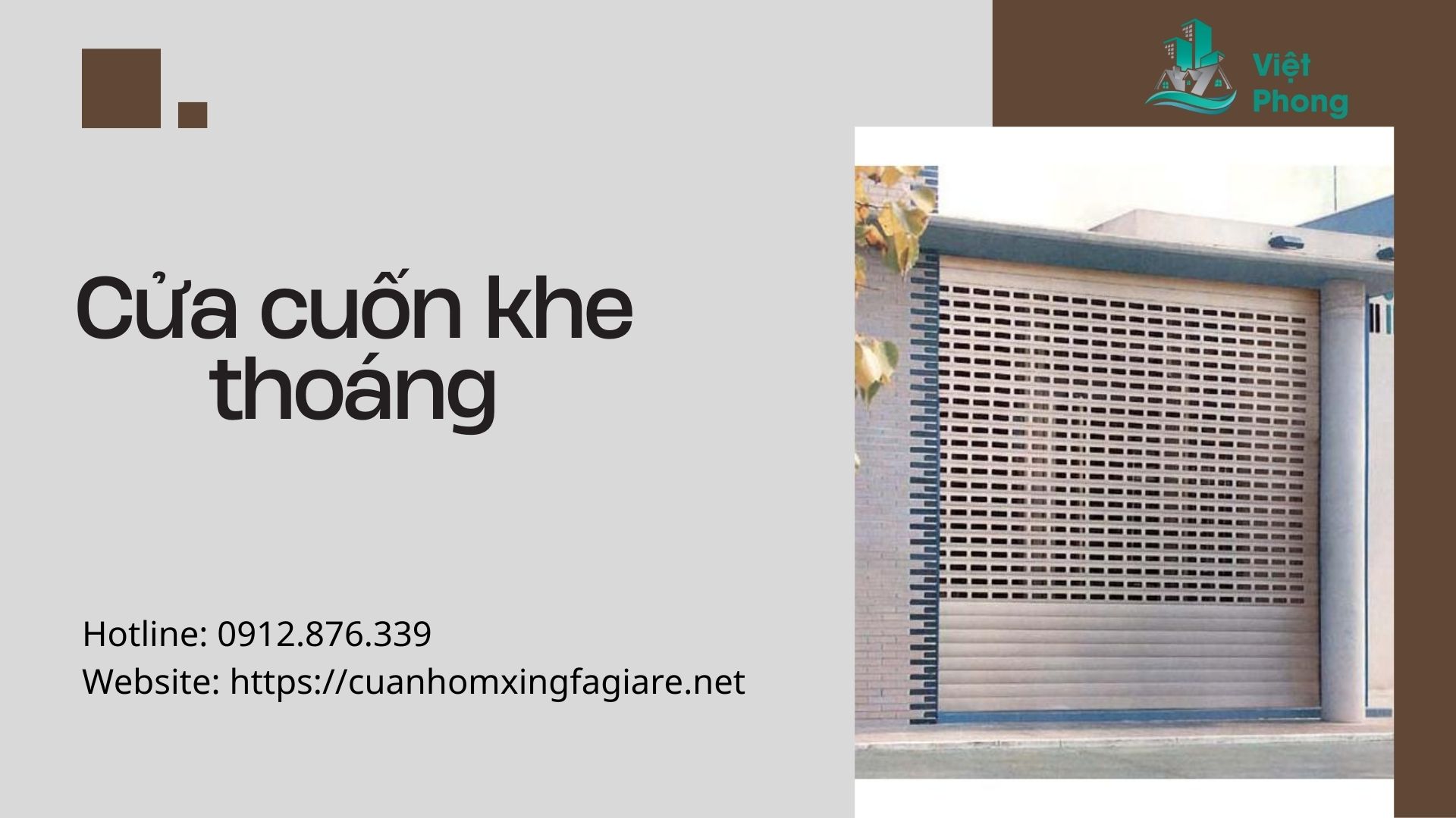 giá cửa cuốn khe thoáng